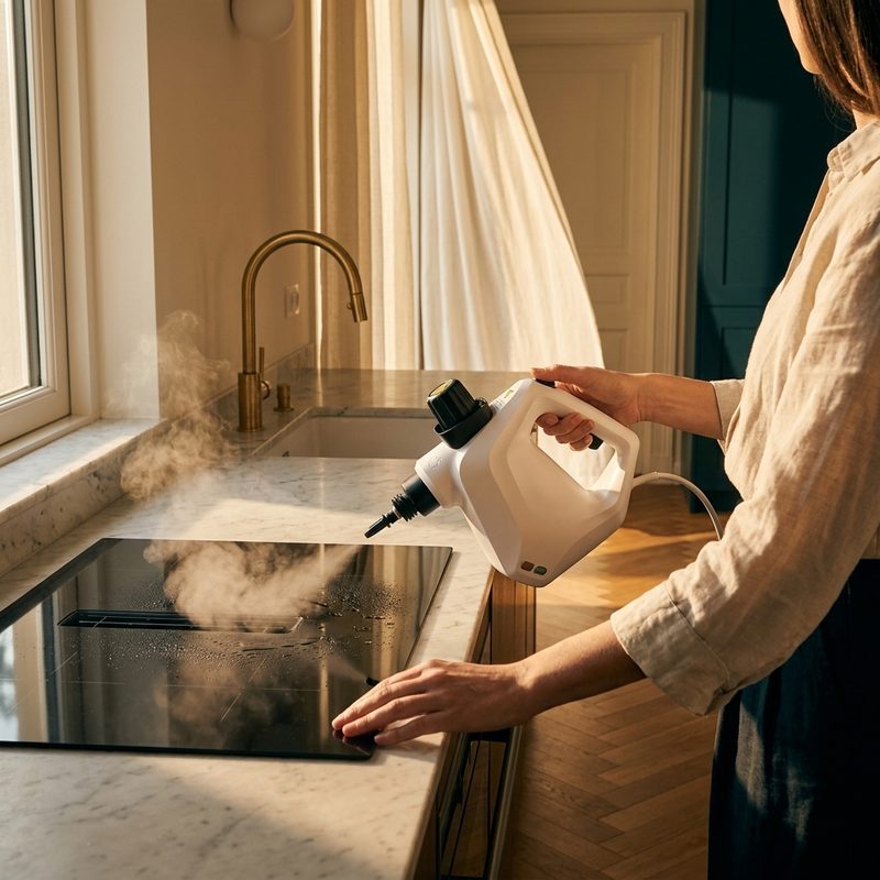 Vaporio en action en cuisine